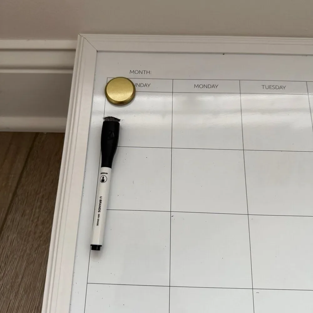 U Brands Magnetic Dry Erase Monthly Calendar